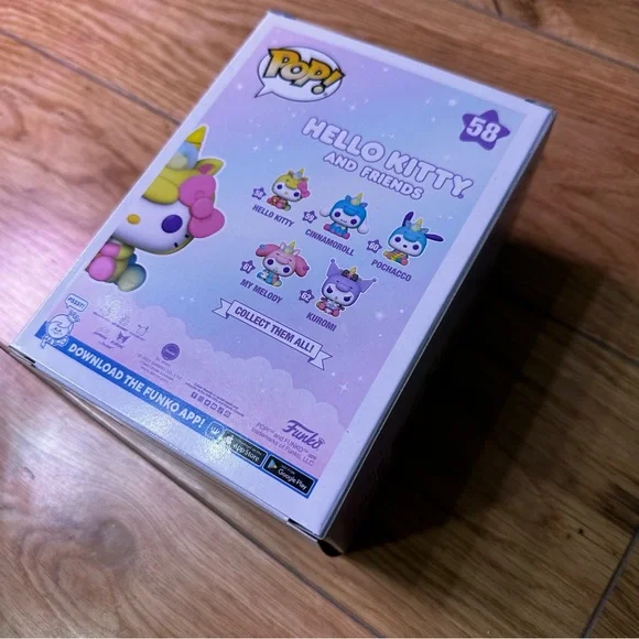 Funko Pop Hello Kitty Unicorn #58 Kawaii & Friends Series NWT Sanrio Collectible - Picture 5 of 6